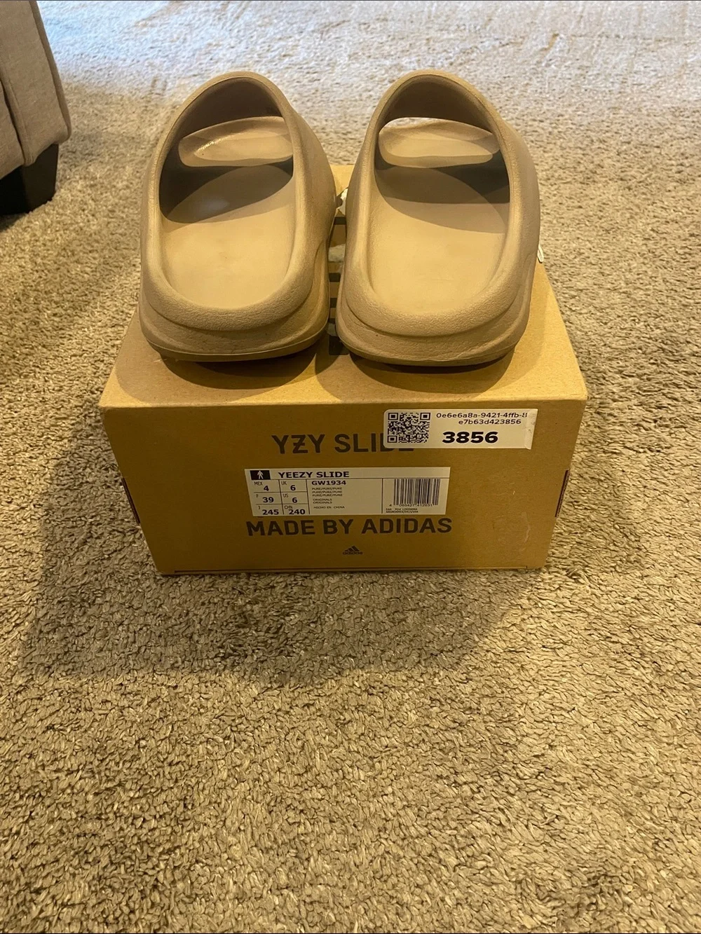 adidas YZY Slide in Tan